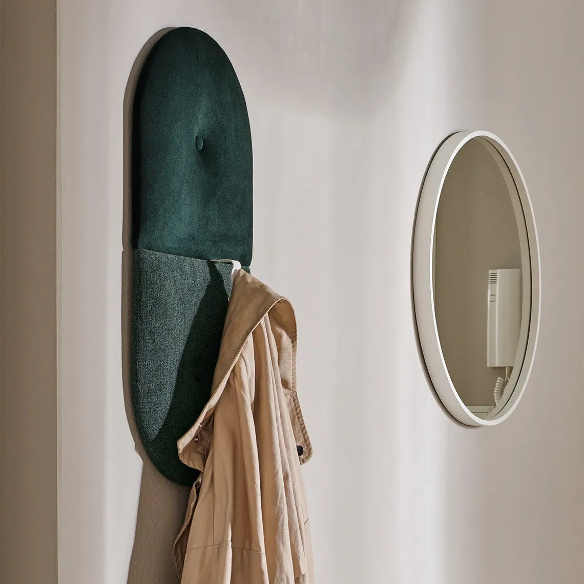 Padded Wall Boards Accessories - Hook with hanging coat Decormania UK